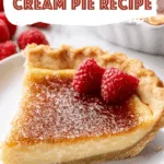 Amish Sugar Cream Pie Recipe