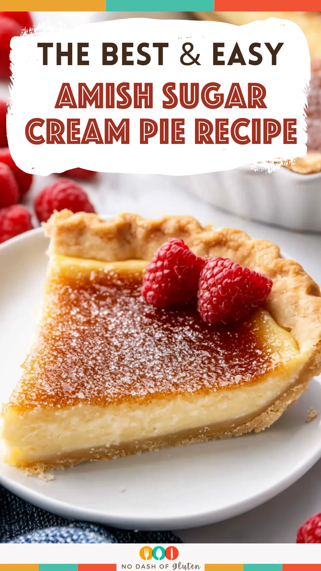 Amish Sugar Cream Pie Recipe