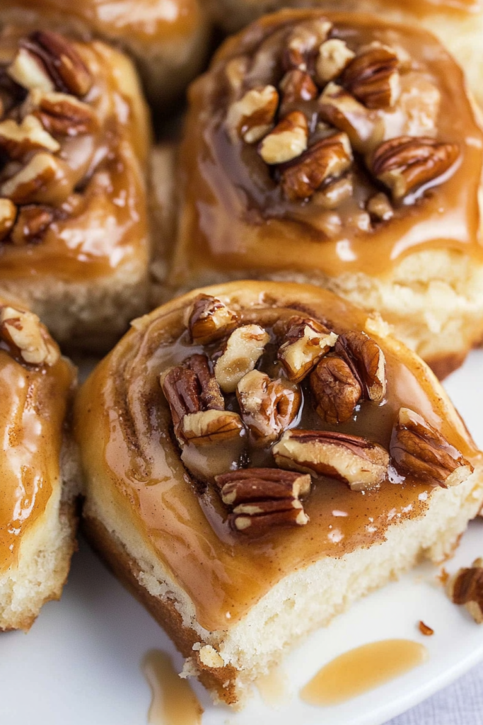 Stacy Lynn's Carmel Pecan Cinnamon Rolls (6 ct) main image 0