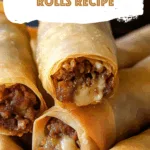 Cheeseburger Spring Rolls Recipe