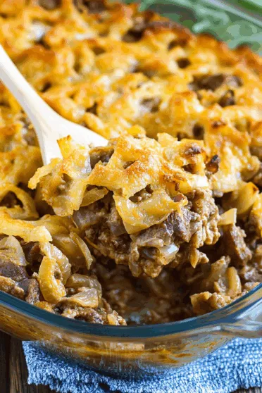 French Onion Beef Casserole