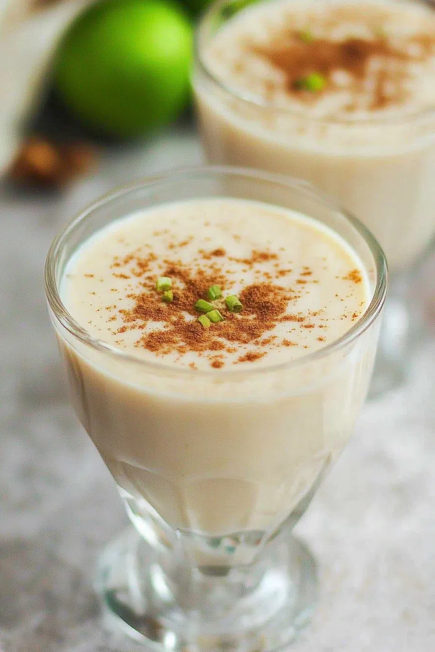 Close-up of homemade cremas with its rich, velvety texture.