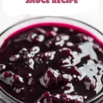 Homemade Blueberry Sauce Recipe