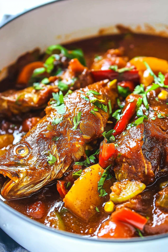 Jamaican Brown Stew Fish Recipe