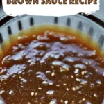 Japanese Hibachi Brown Sauce Recipe
