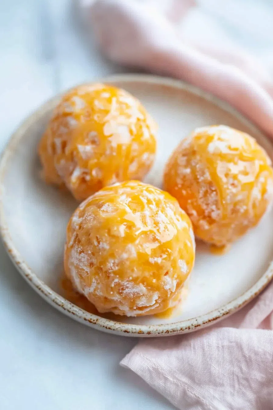 A scoop of creamy ice cream served in a bowl with a sprinkle of cinnamon.