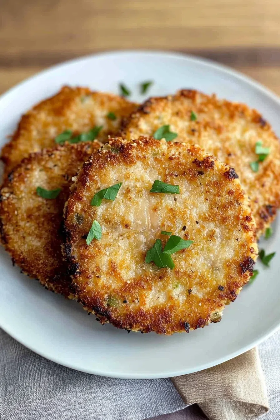 Close-up of a steak slice showing its tender interior and crispy, seasoned exterior.