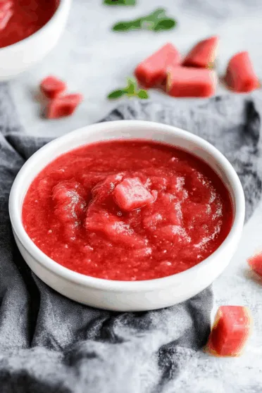 Rhubarb Sauce Recipe