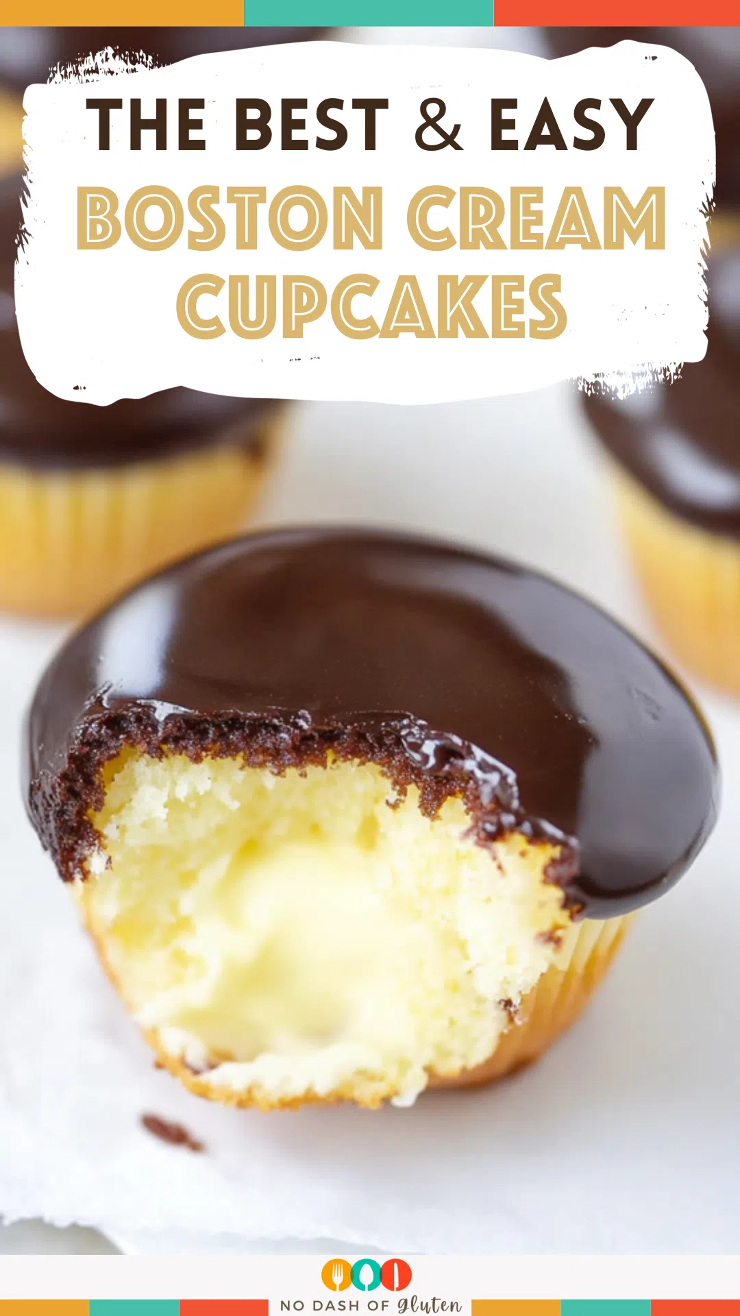 Boston Cream Cupcakes