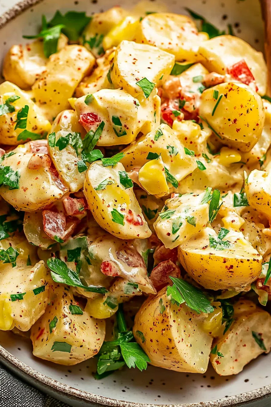 Hearty portion of a spiced potato mixture on a white plate.