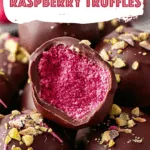 Chocolate Raspberry Truffles