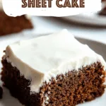 Gingerbread Sheet Cake