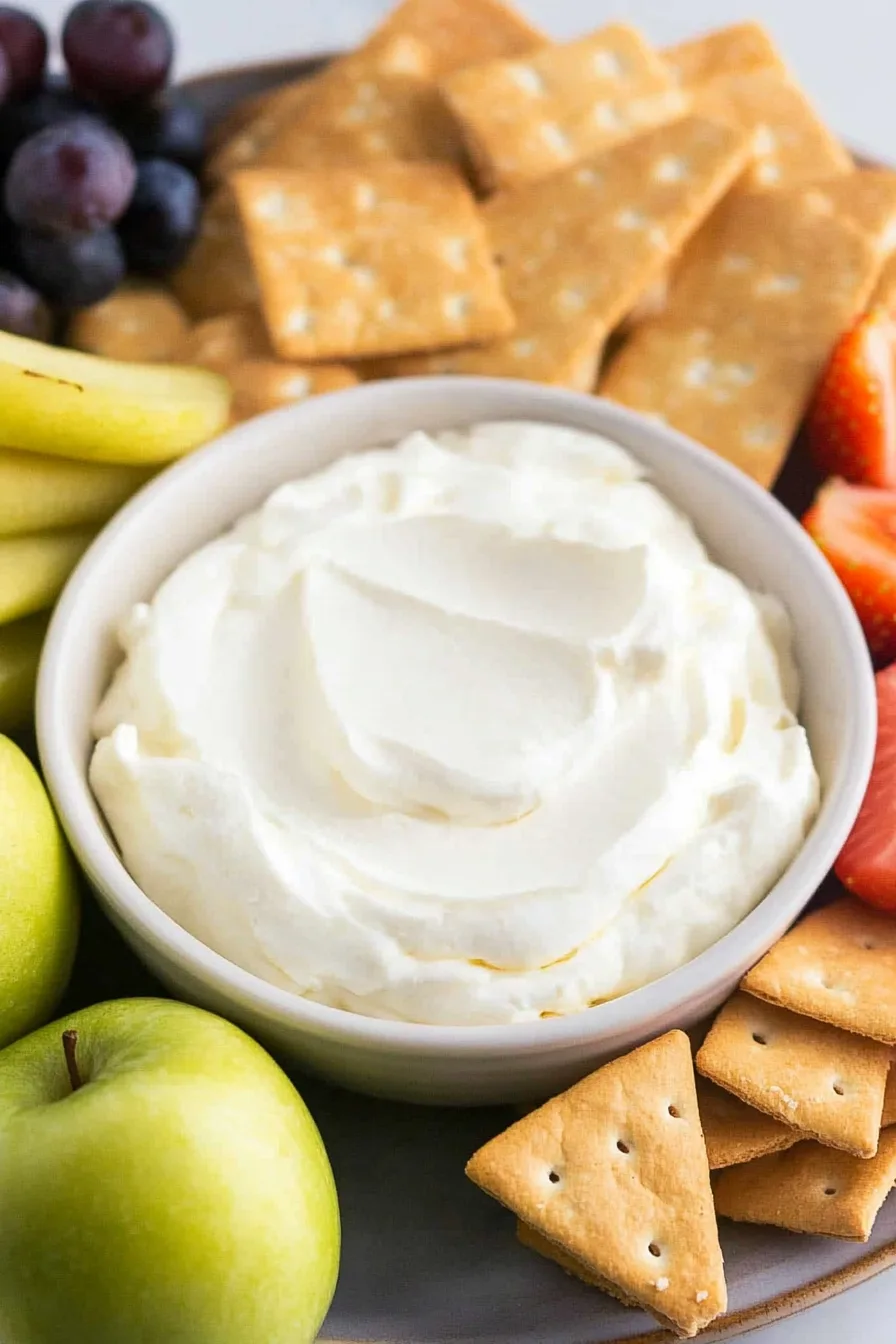 Marshmallow Cream Cheese Fruit Dip Recipe 
