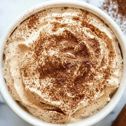 Light and airy sweet dip with a velvety texture, ready to serve.