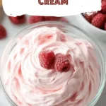 Raspberry Whipped Cream