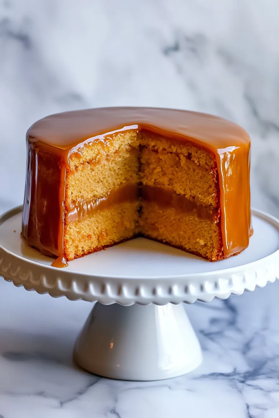 Classic Southern dessert with rich, buttery caramel glaze.