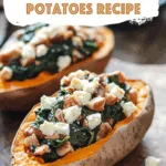 Spinach and Feta Stuffed Sweet Potatoes Recipe