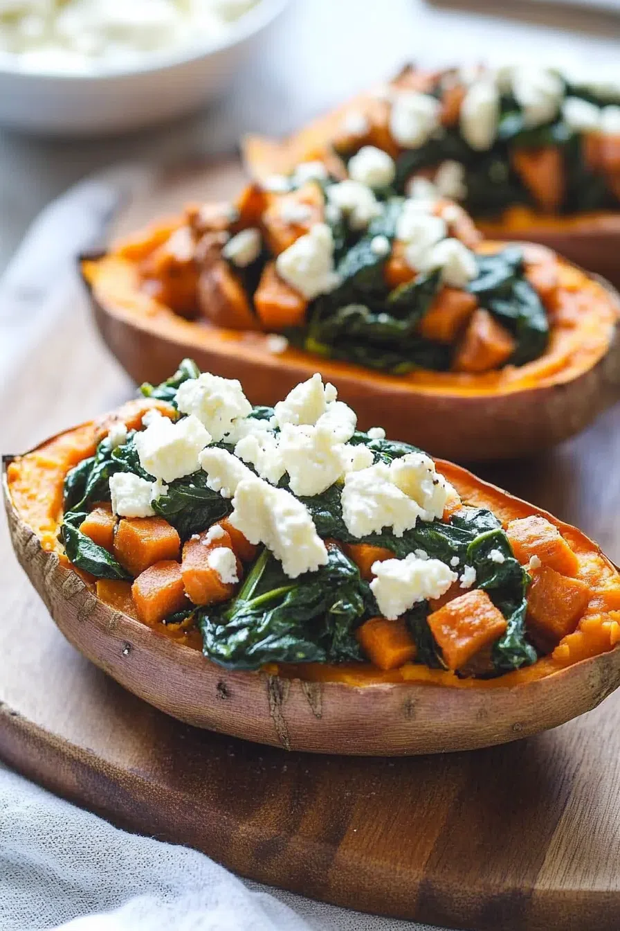 Close-up of a hearty vegetarian dish served on a neutral-toned plate.