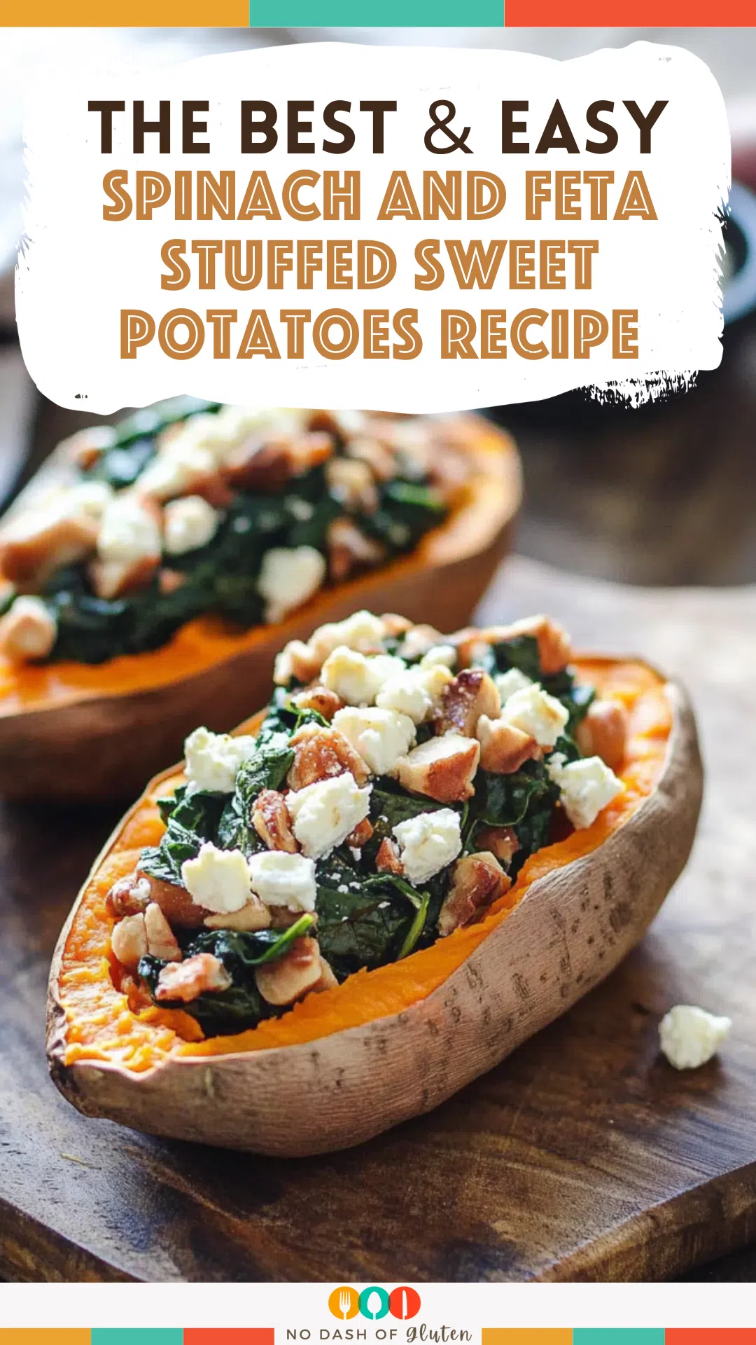 Spinach and Feta Stuffed Sweet Potatoes Recipe