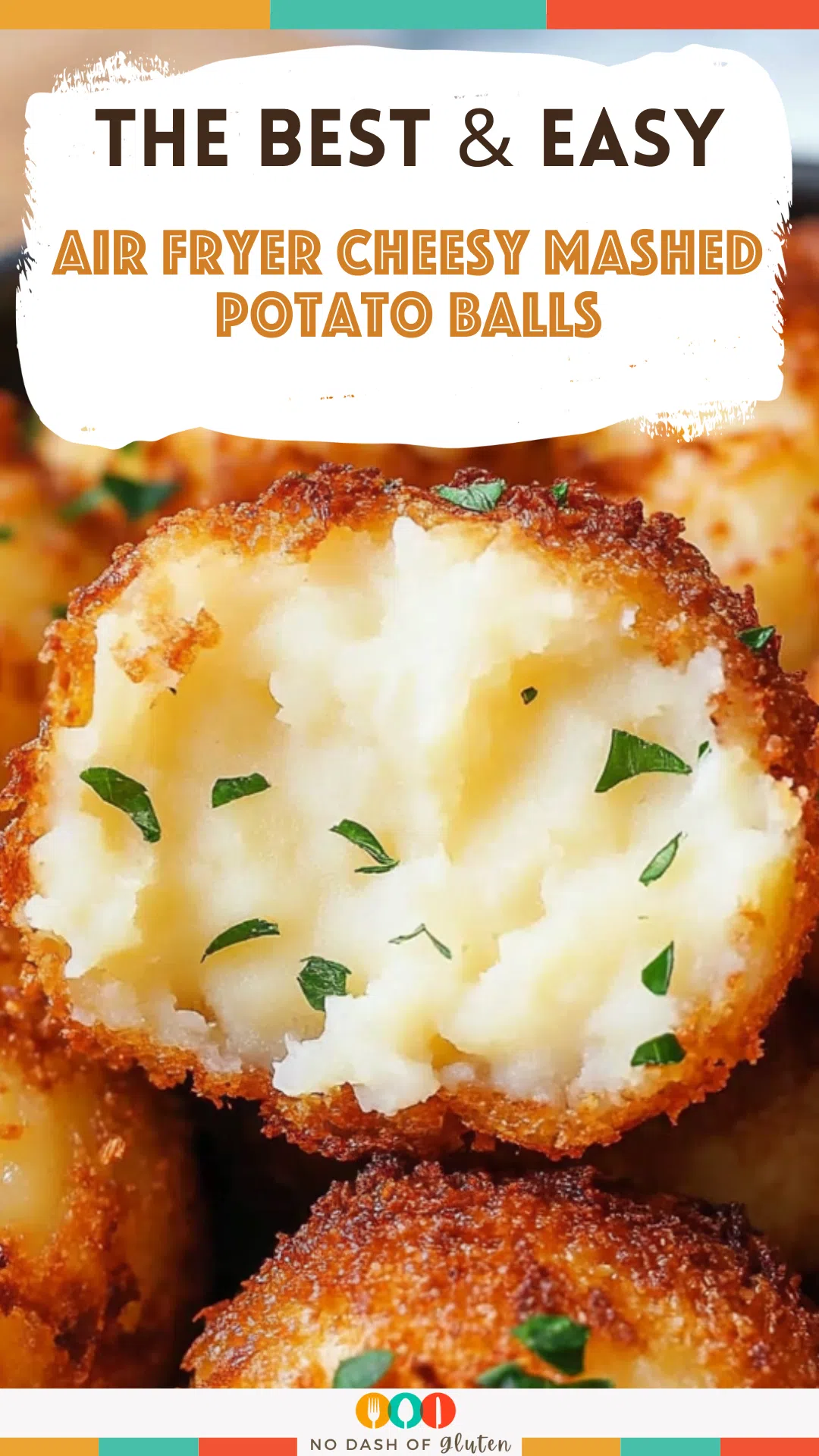Air Fryer Cheesy Mashed Potato Balls