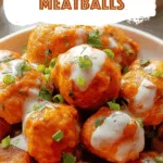 Buffalo Chicken Meatballs