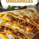 Cheeseburger Quesadillas