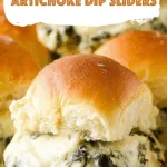 Cheesy Spinach Artichoke Dip Sliders