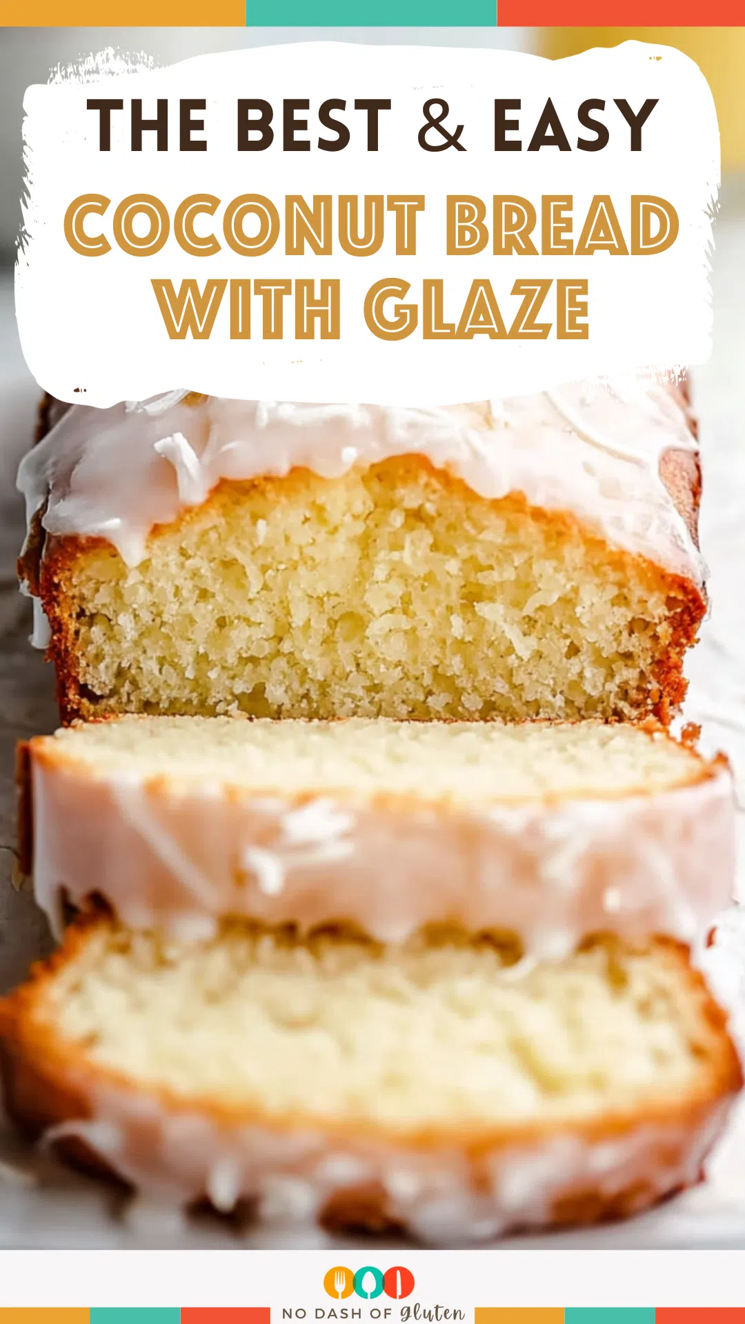 Coconut Bread with Glaze
