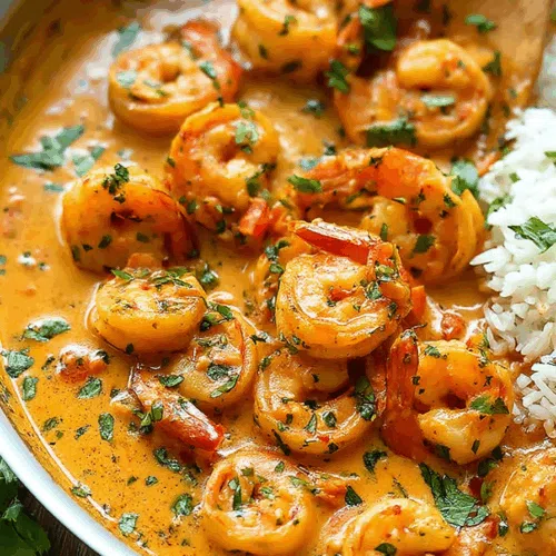 Close-up of a spicy dish garnished with fresh cilantro.