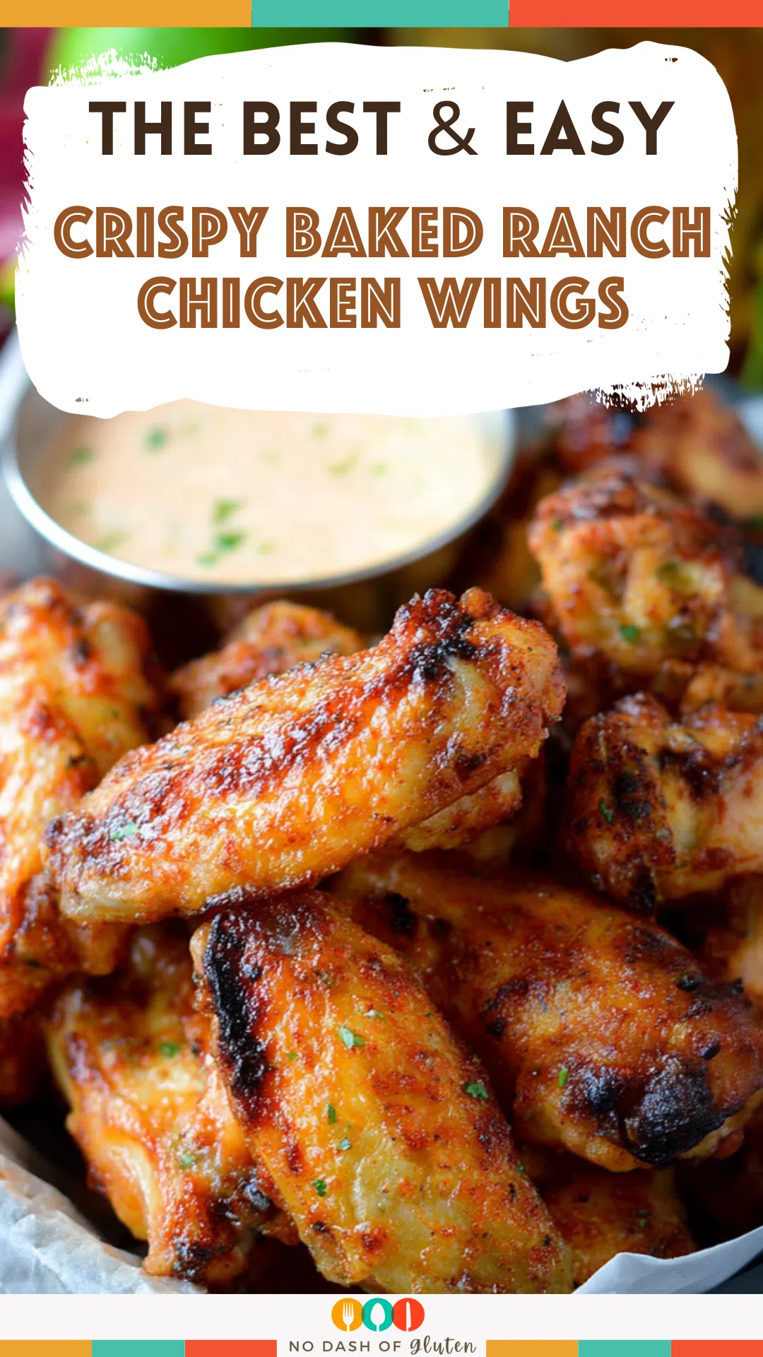 Crispy Baked Ranch Chicken Wings