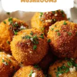 Crispy Garlic Breaded Mushrooms
