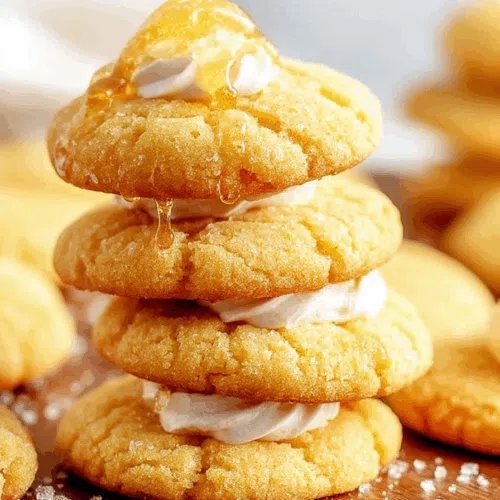 Close-up of a single cookie showing its soft texture and slightly cracked surface.