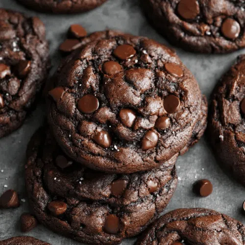 Several cookies arranged on a baking tray lined with parchment paper.