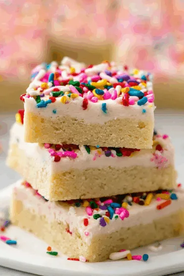 Frosted Sugar Cookie Bars