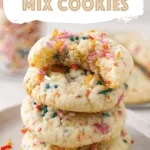 Funfetti Cake Mix Cookies
