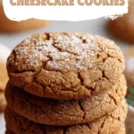 Gingerbread Cheesecake Cookies