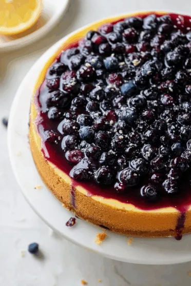 Lemon Blueberry Cheesecake