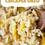 One Pot Chickpea Orzo