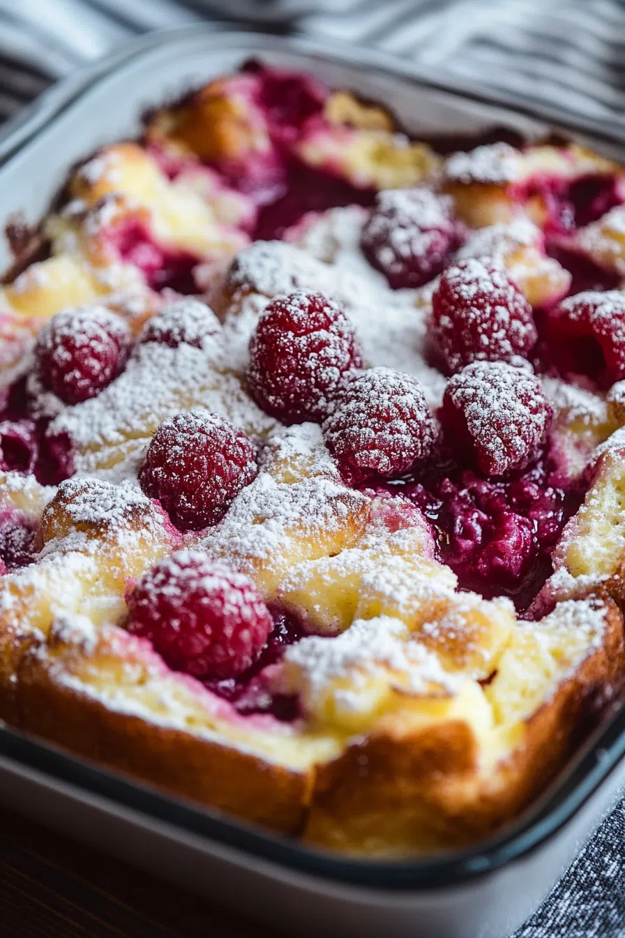 Warm, oven-baked dish with a textured top and soft interior.