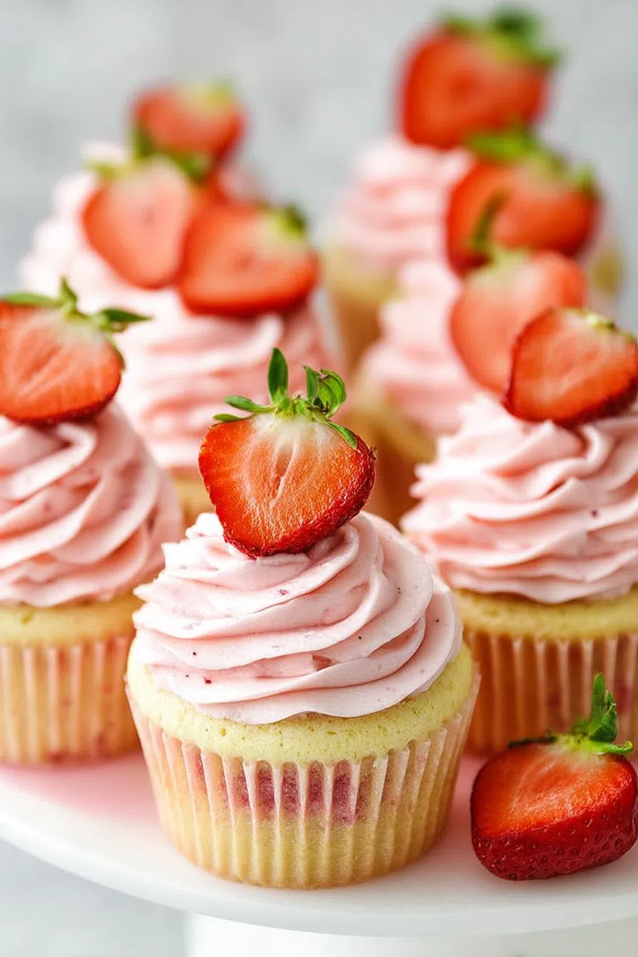 Swirled frosting with a glossy finish piped on baked goods.