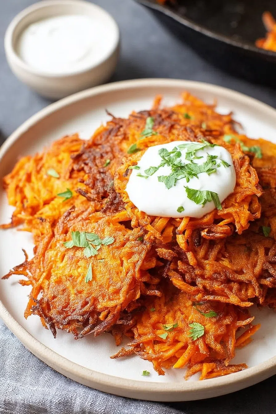 Close-up showing the crunchy edges and soft interior of pan-fried potato rounds.