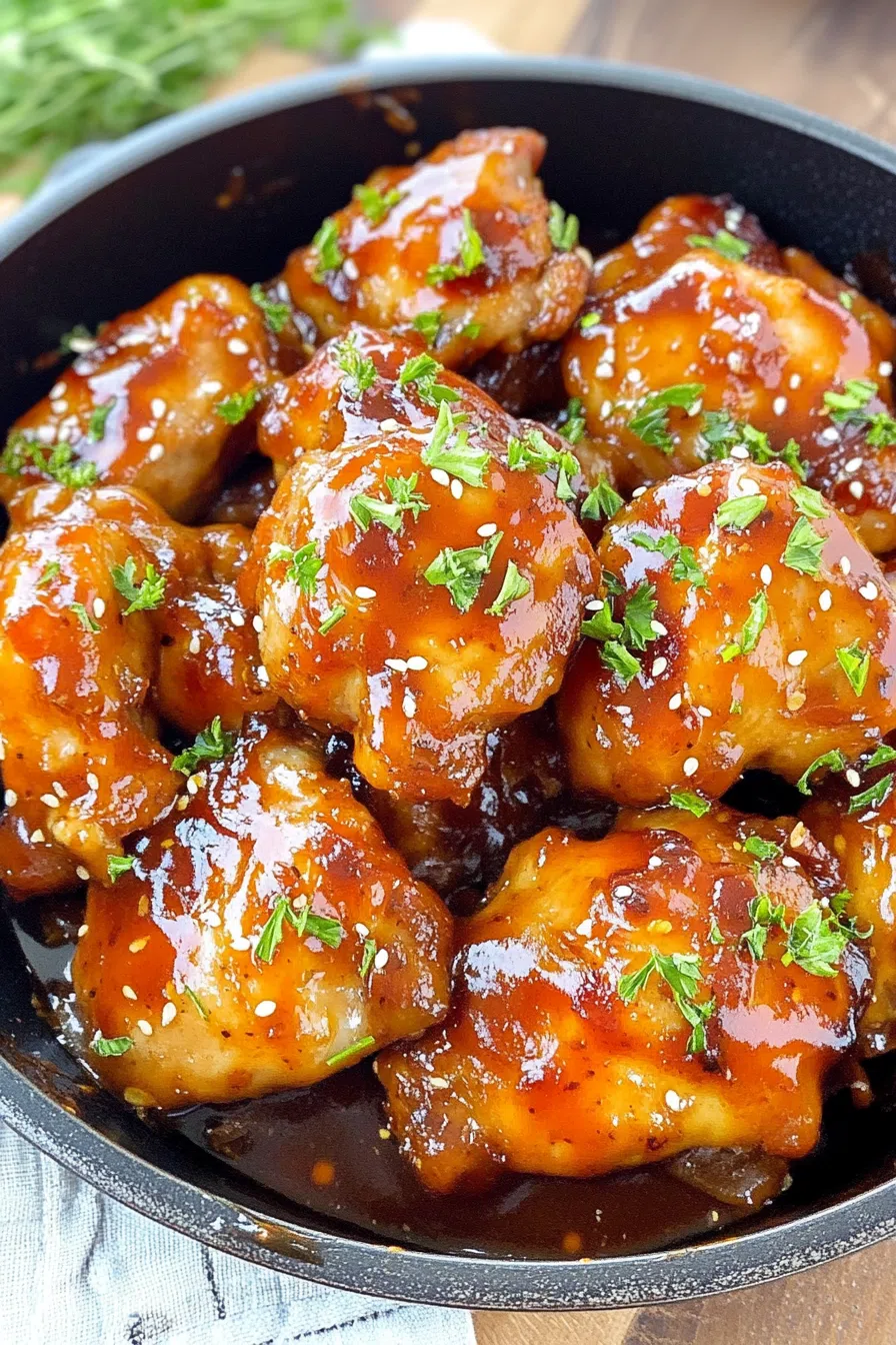One-pan meal fresh out of the oven with bubbling edges and crisped tops.
