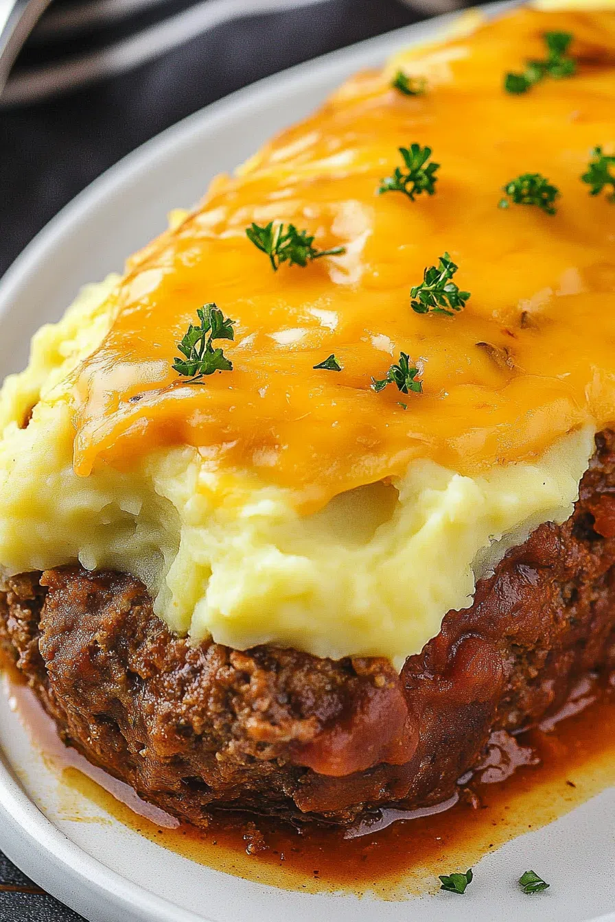 Close-up of a hearty comfort food dish served hot with crisp, browned edges.
