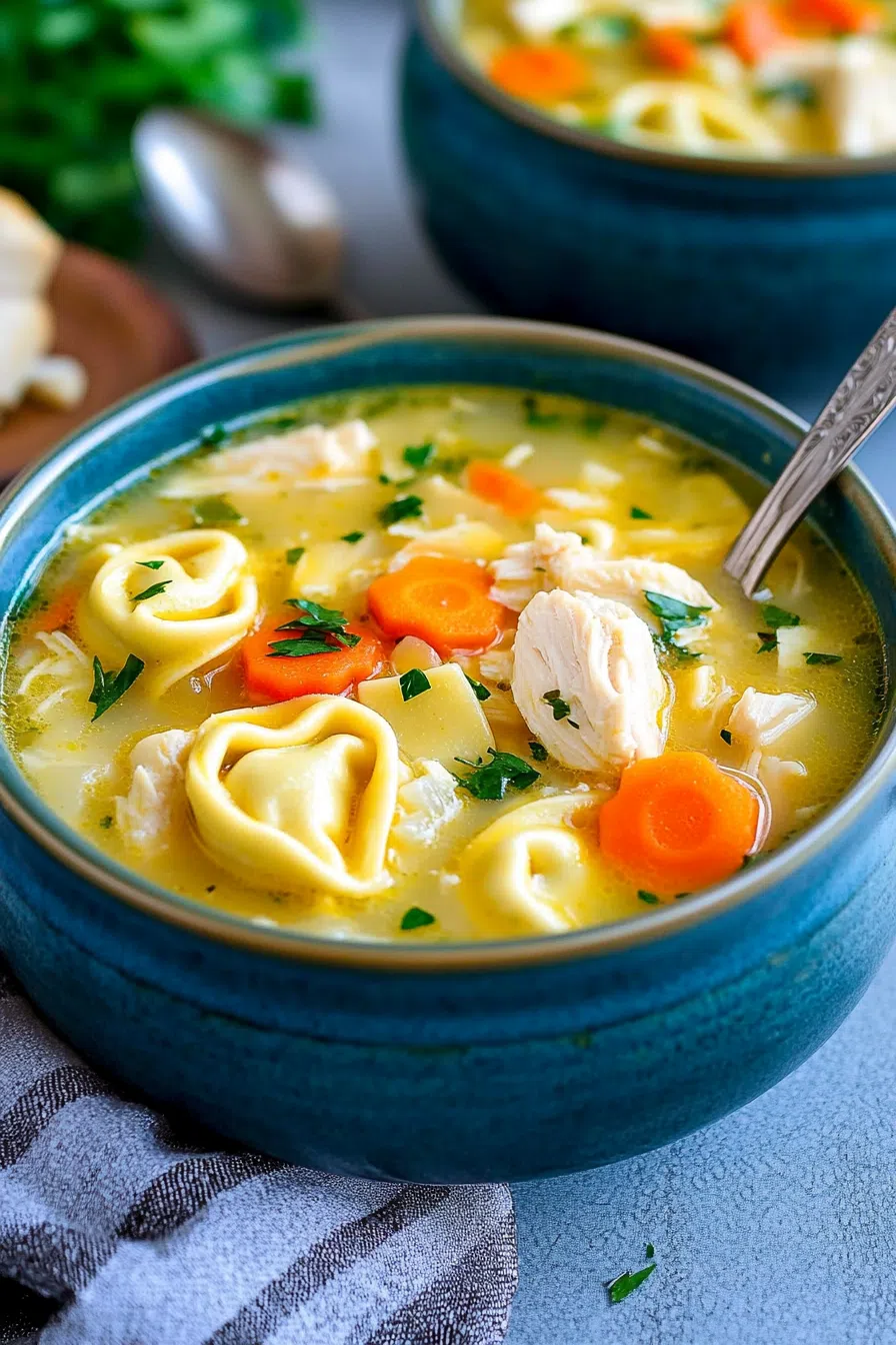 Rustic ceramic bowl filled with a cozy, homemade meal perfect for cold days