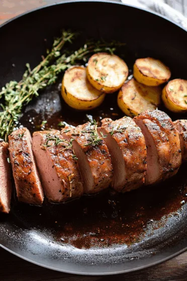 Classic Skillet Pork Tenderloin