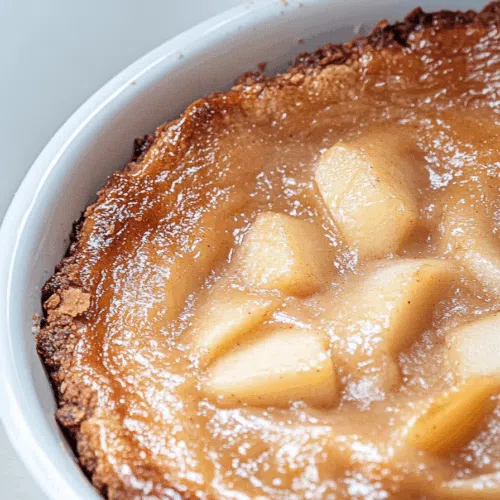 Baked treat with a textured top crust and caramelized edges