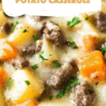 Crockpot Cheesesteak Potato Casserole