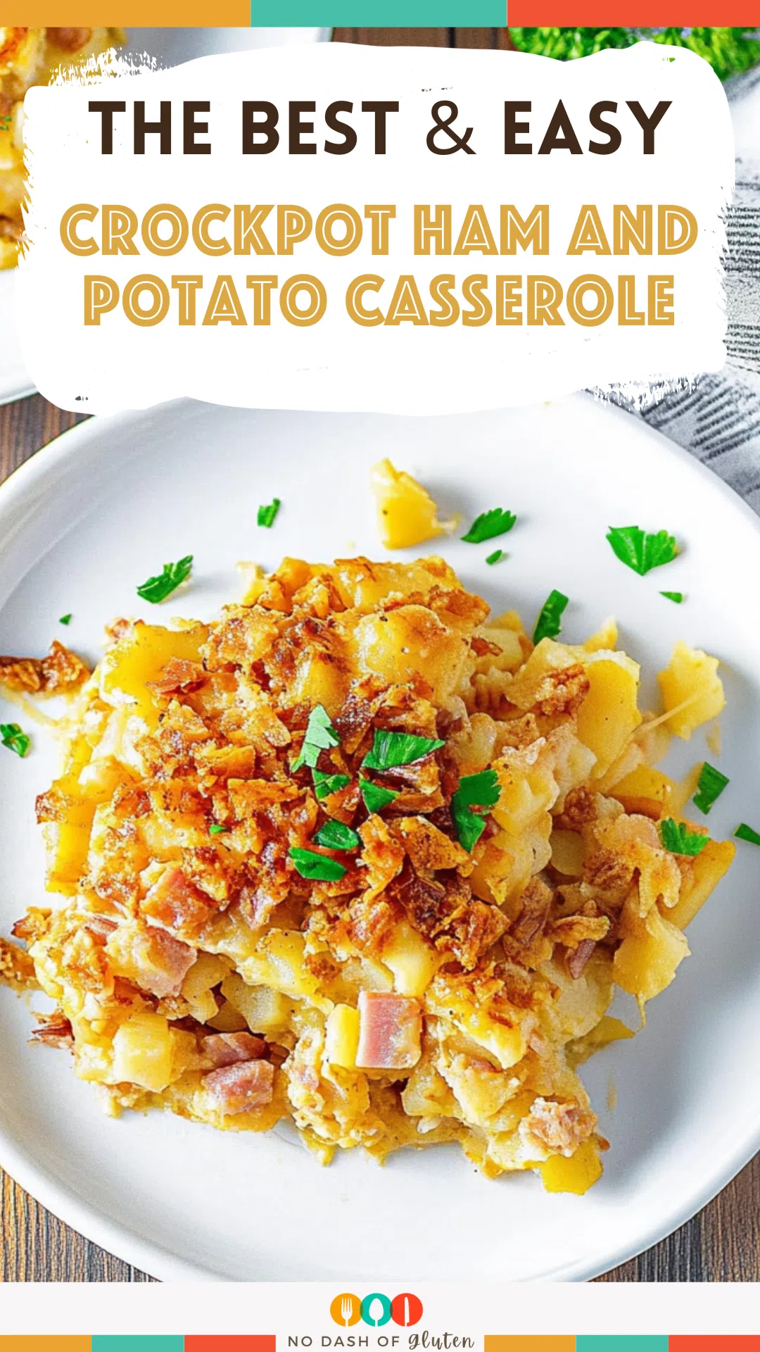 Crockpot Ham and Potato Casserole