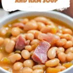 Crockpot Navy Bean and Ham Soup