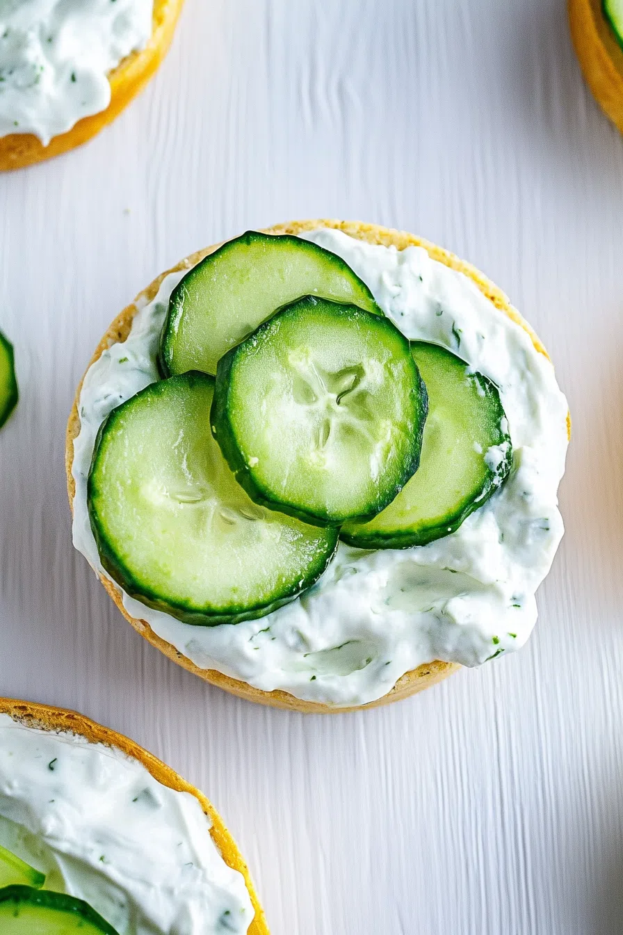 Creamy dip garnished with chopped green herbs and served with crackers.